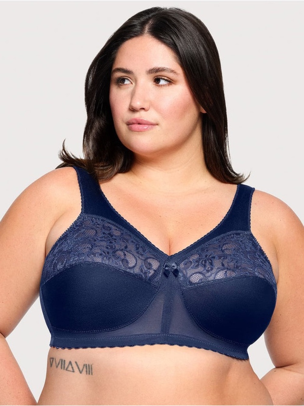Glamorise MagicLift Original Support Bra Style 1000 Navy Dark Blue NWOT Size 38D